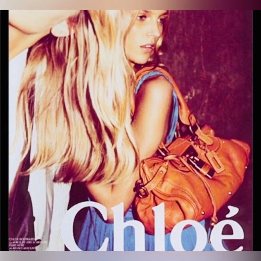 Chloé COA FALL ‘05 Paddington Metallic Taupe Leather-Lock & Key RARE RELEASE - Picture 14 of 16